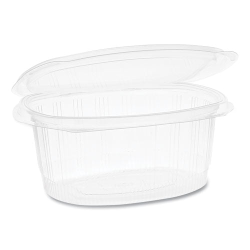Earthchoice Pet Hinged Lid Deli Container, 7.31 X 5.88 X 3.25, 32 Oz, 1-compartment, Clear, 280-carton