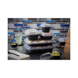 Earth Choice Entrée2go Takeout Vented Lid, 11.75 X 8.75 X 0.98, Clear, 200-carton