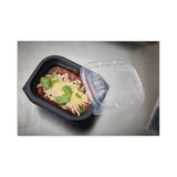 Earth Choice Entrée2go Takeout Vented Lid, 5.65 X 4.25 X 0.93, Clear, 600-carton