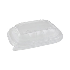 Earth Choice Entrée2go Takeout Vented Lid, 5.65 X 4.25 X 0.93, Clear, 600-carton