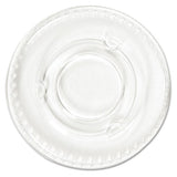 Crystal-clear Portion Cup Lids, Fits 1.5-2.5oz Cups, 2400-carton