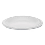Unlaminated Foam Dinnerware, Plate, 6" Diameter, White, 1,000-carton