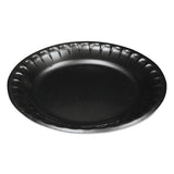 Laminated Foam Dinnerware, Bowl, 12 Oz, 6" Diameter, Black, 1,000-carton