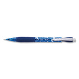 Icy Mechanical Pencil, 0.7 Mm, Hb (#2.5), Black Lead, Transparent Blue Barrel, 24-pack
