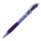 Icy Mechanical Pencil, 0.7 Mm, Hb (#2.5), Black Lead, Transparent Violet Barrel, Dozen