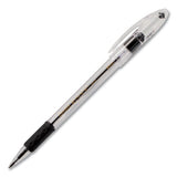 R.s.v.p. Stick Ballpoint Pen, Medium 1mm, Black Ink, Translucent Barrel, Dozen