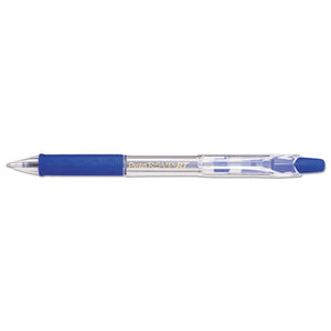 R.s.v.p. Rt Retractable Ballpoint Pen, Medium 1mm, Blue Ink, Clear Barrel, Dozen