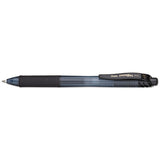 Energel-x Retractable Gel Pen, 0.7 Mm Metal Tip, Black Ink-barrel, Dozen