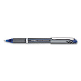 Energel Nv Stick Gel Pen, 1 Mm Metal Tip, Blue Ink-barrel, Dozen