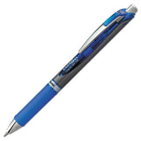 Energel Rtx Retractable Gel Pen, Bold 1 Mm, Blue Ink, Blue-gray Barrel