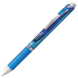 Energel Rtx Retractable Gel Pen, Medium 0.7 Mm, Blue Ink, Blue-gray Barrel