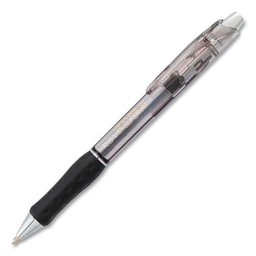 R.s.v.p. Super Rt Retractable Ballpoint Pen, 1 Mm, Black Ink-barrel, Dozen