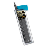 Super Hi-polymer Lead Refills, 0.7 Mm, Hb, Black, 30-tube