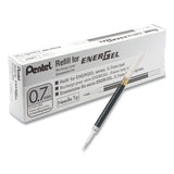 Refill For Pentel Energel Retractable Liquid Gel Pens, Conical Tip, Medium Point, Violet Ink