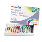 Oil Pastel Set With Carrying Case,16-color Set, Assorted, 16-set