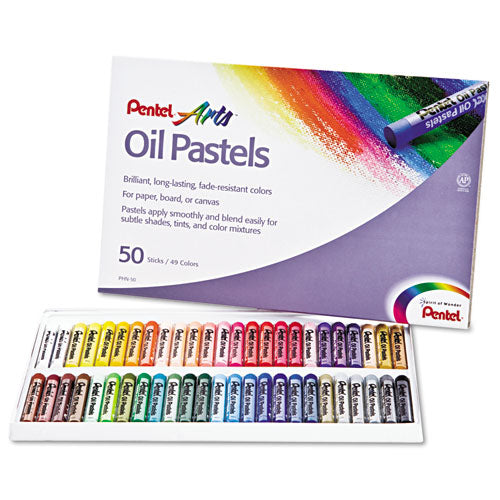 Oil Pastel Set With Carrying Case,45-color Set, Assorted, 50-set
