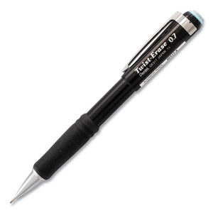 Twist-erase Iii Mechanical Pencil, 0.7 Mm, Hb (#2.5), Black Lead, Black Barrel