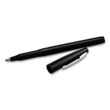 Rolling Writer Stick Roller Ball Pen, Medium 0.8mm, Black Ink-barrel, Dozen