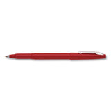 Rolling Writer Stick Roller Ball Pen, Medium 0.8mm, Red Ink-barrel, Dozen