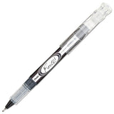 Finito! Stick Porous Point Pen, Extra-fine 0.4mm, Black Ink, Black-silver Barrel