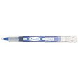 Finito! Stick Porous Point Pen, Extra-fine 0.4mm, Blue Ink, Blue-silver Barrel
