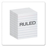 Ruled Mini Index Cards, 3 X 2 1-2, White, 200-pack