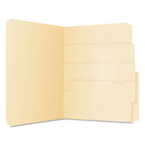 Divide It Up File Folders, 1-2-cut Tabs, Letter Size, Manila, 24-pack