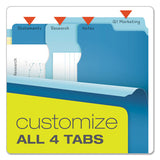Divide It Up File Folders, 1-2-cut Tabs, Letter Size, Assorted, 24-pack