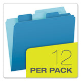 Divide It Up File Folders, 1-2-cut Tabs, Letter Size, Assorted, 12-pack