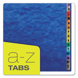 Expanding Desk File, 23 Dividers, Alpha, Letter-size, Blue Cover