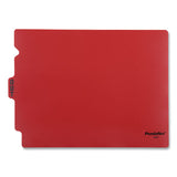 Colored Poly Out Guides With Center Tab, 1-3-cut End Tab, Out, 8.5 X 11, Red, 50-box