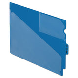 Colored Poly Out Guides With Center Tab, 1-3-cut End Tab, Out, 8.5 X 11, Blue, 50-box