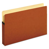 Standard Expanding File Pockets, 1.75" Expansion, Letter Size, Red Fiber, 25-box