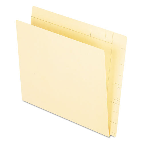 Manila Conversion Folders, Straight Tab, Letter Size, 100-box