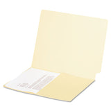 Manila End Tab Pocket Folder, Straight Tab, Letter Size, 50-box