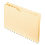 Manila Reinforced File Jackets, 2-ply Straight Tab, Legal Size, Manila, 50-box