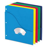 Pocket Project Folders, 3-hole Punched, Letter Size, Manila, 15-pack
