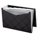 Poly Expanding File, 1.5" Expansion, 13 Sections, 1-13-cut Tab, Letter Size, Black