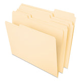 Interior File Folders, 1-3-cut Tabs, Letter Size, Manila, 100-box