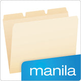 Ready-tab Reinforced File Folders, 1-3-cut Tabs, Letter Size, Manila, 50-pack