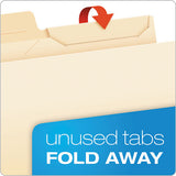 Ready-tab Reinforced File Folders, 1-3-cut Tabs, Letter Size, Manila, 50-pack