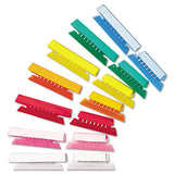 Transparent Colored Tabs For Hanging File Folders, 1-3-cut Tabs, Yellow, 3.5" Wide, 25-pack