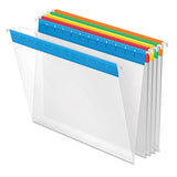 Poly Hanging Folders, Letter Size, 1-5-cut Tab, Assorted, 25-box