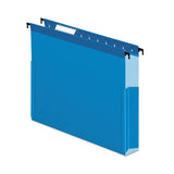 Surehook Reinforced Extra-capacity Hanging Box File, Letter Size, 1-5-cut Tab, Blue, 25-box