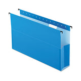 Surehook Reinforced Extra-capacity Hanging Box File, Legal Size, 1-5-cut Tab, Blue, 25-box
