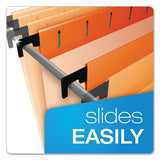 Surehook Hanging Folders, Letter Size, 1-5-cut Tab, Orange, 20-box