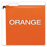 Surehook Hanging Folders, Letter Size, 1-5-cut Tab, Orange, 20-box