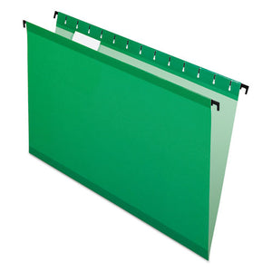 Surehook Hanging Folders, Legal Size, 1-5-cut Tab, Bright Green, 20-box
