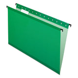 Surehook Hanging Folders, Legal Size, 1-5-cut Tab, Bright Green, 20-box