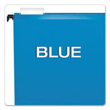 Surehook Hanging Folders, Legal Size, 1-5-cut Tab, Blue, 20-box